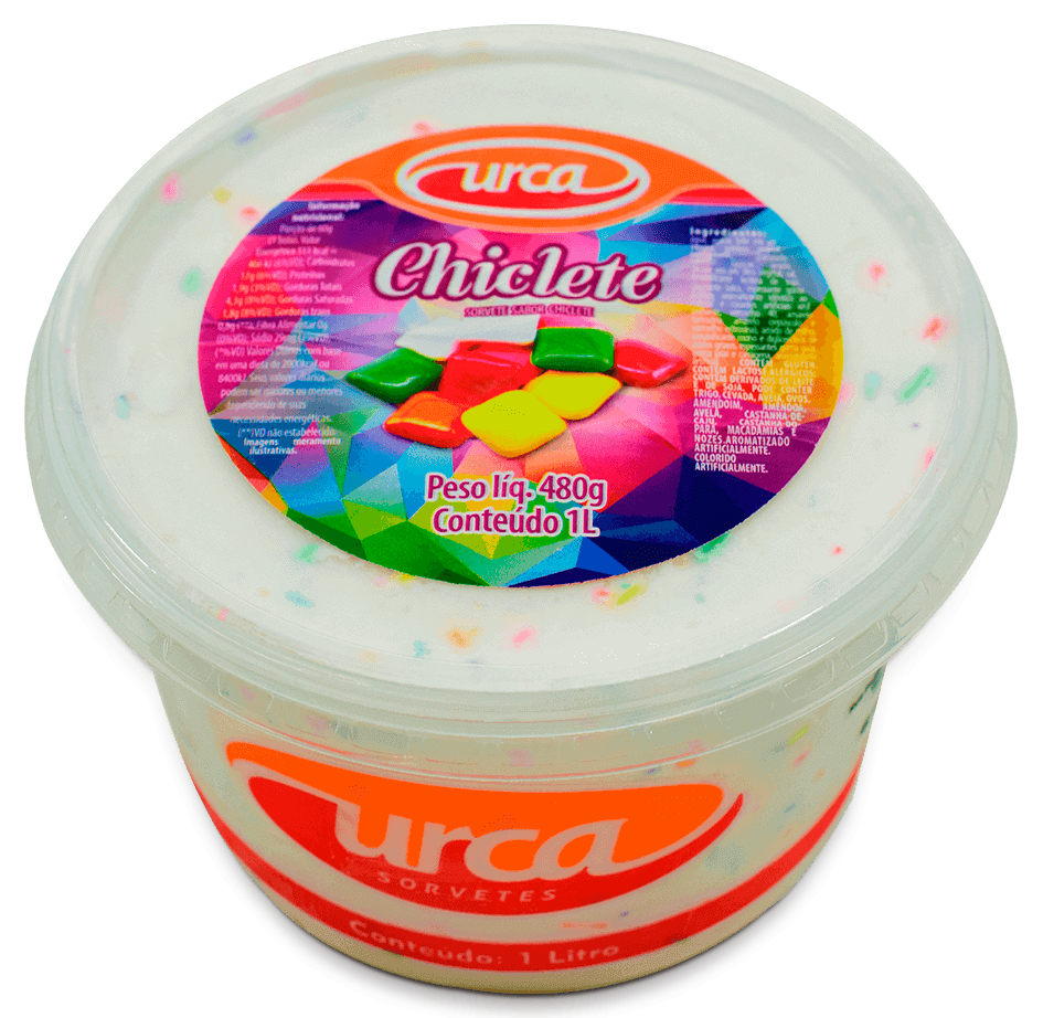 Pote 1 Litro Chiclete