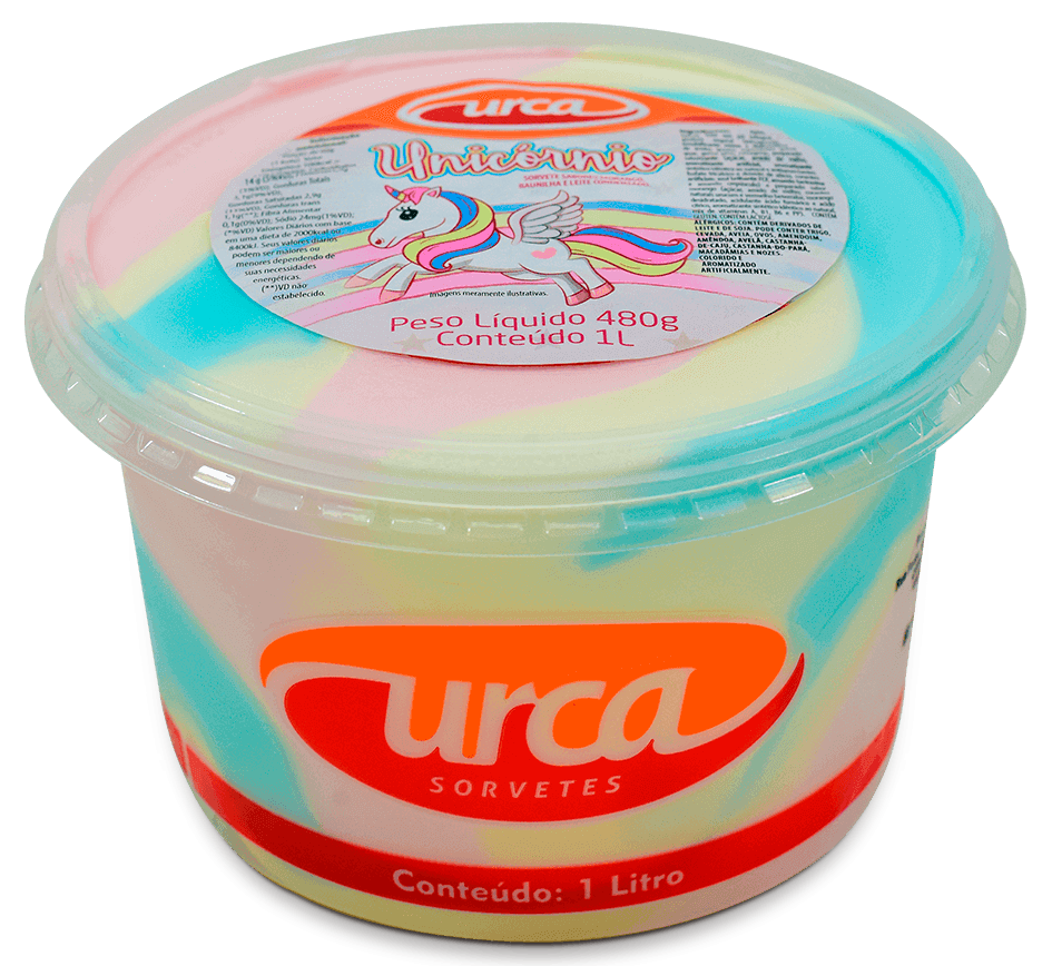 Pote 1 Litro Unicórnio