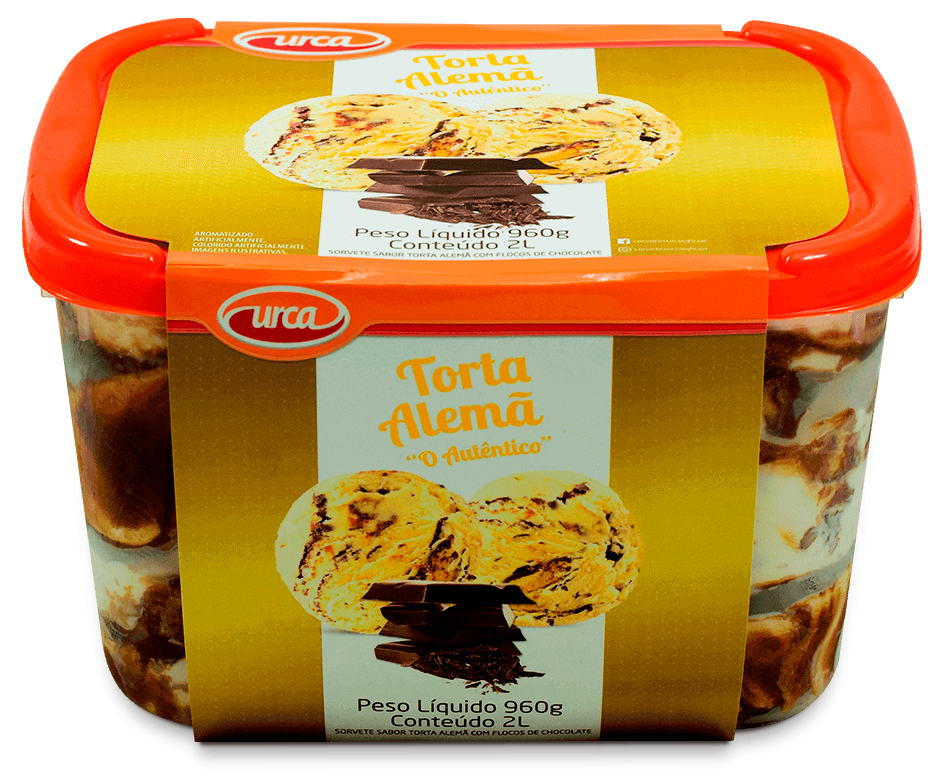 Pote 2 Litros Torta Alemã