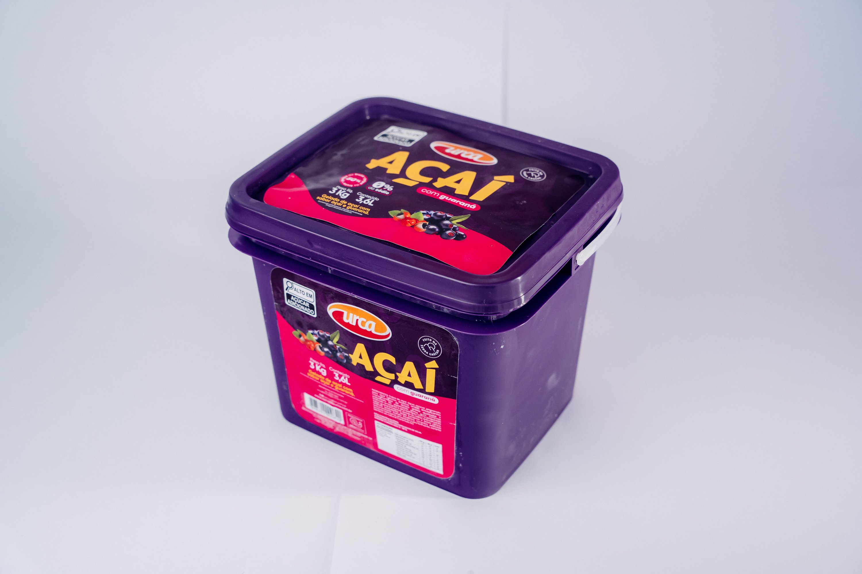 Para levar Açaí com Guaraná 3,6 litros