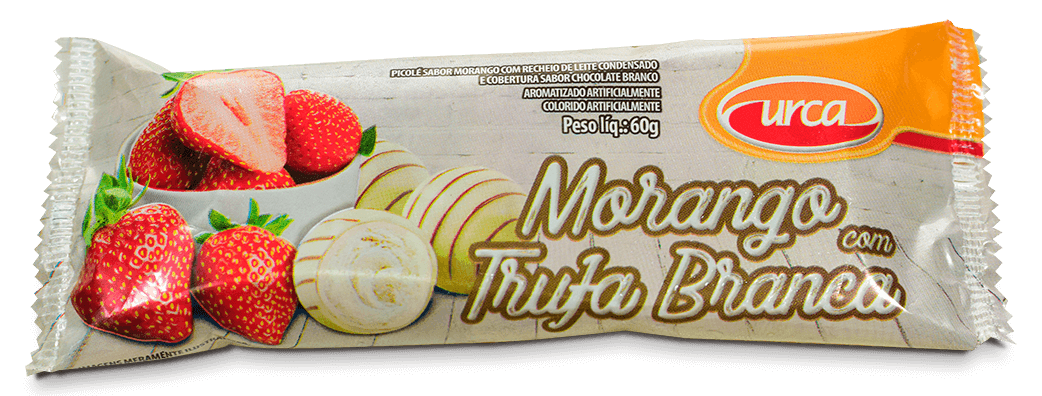 Recheados Morango com Trufa Branca